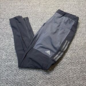 Adidas Medium Black and Gray Joggers